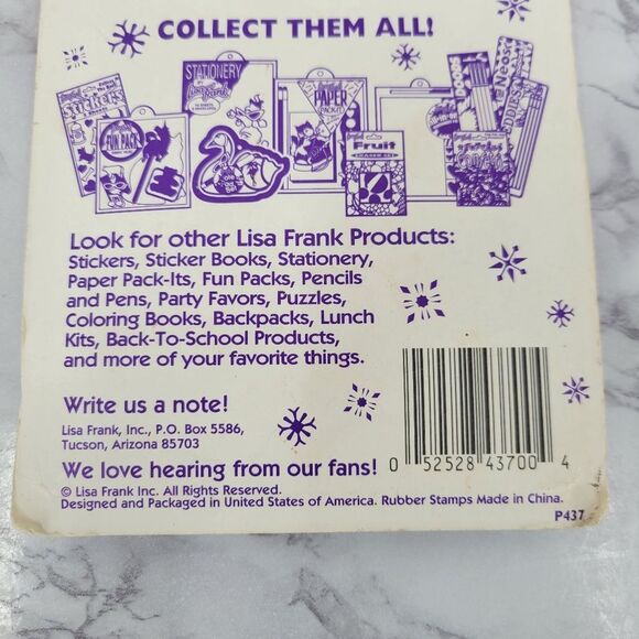 Lisa Frank Vintage Holiday Rubber Stamps - Picture 7 of 10